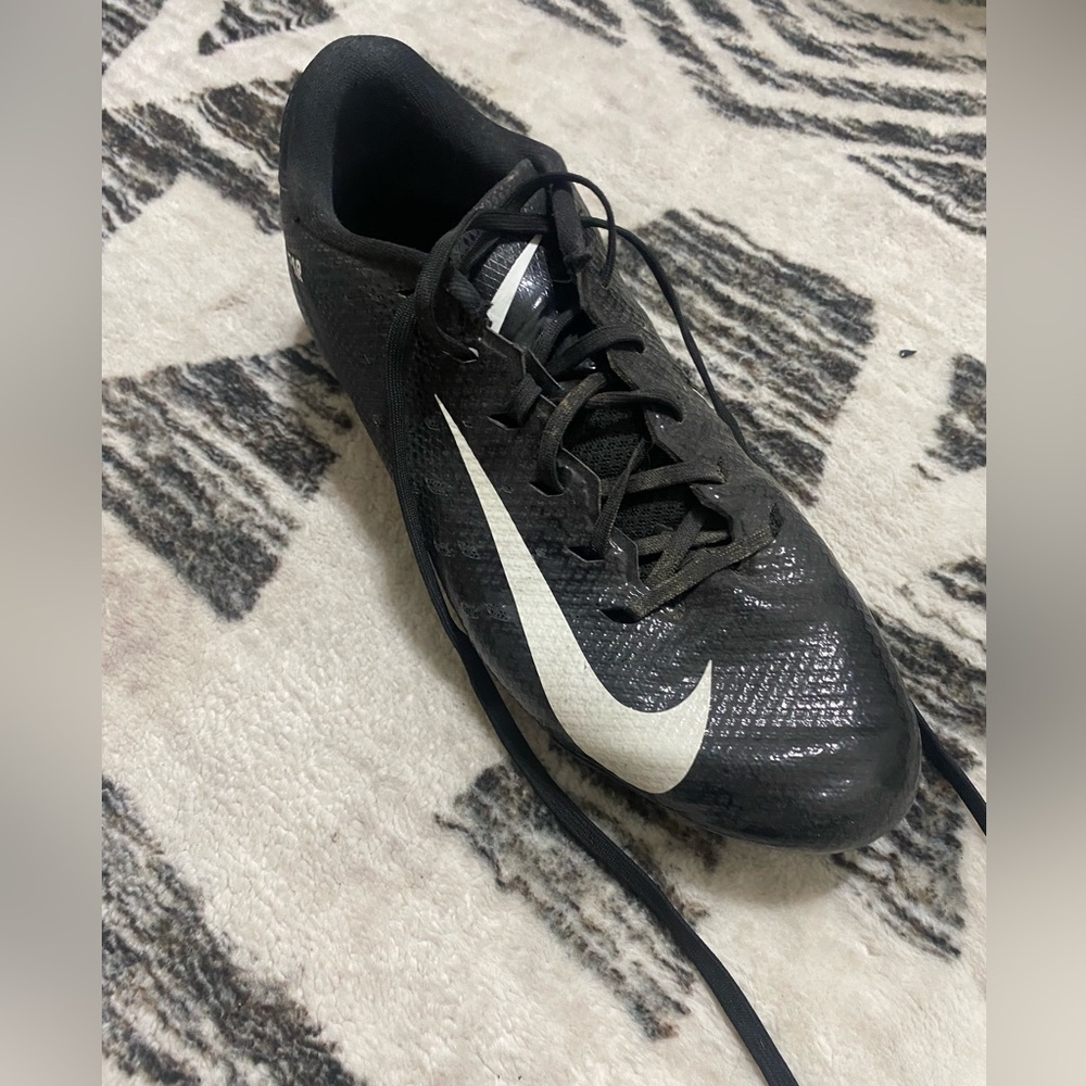Nike Black and White soccer cleats